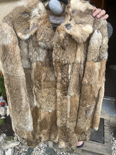 Manteau fourrure lapin - lapin,