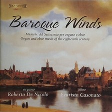 Musique du 18ème s. pour orgue & hautbois. Baroque Winds, CD neuf