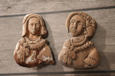 ancien personnage en bois , sculpture , élément d un meuble ancien , religieux