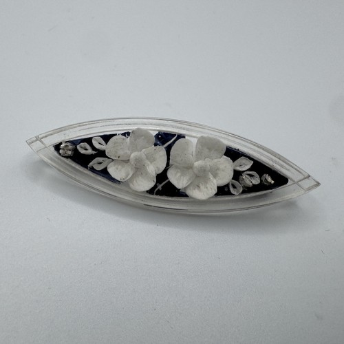 Jolie broche ancienne fleurs - jolie,