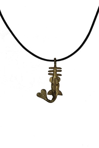 Pendentif akan poisson scie - akan,