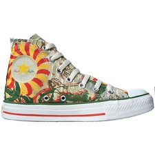 Converse Chucks 36,5 4 Jaune Rouge Vert CHUCK TAYLOR ALL STAR Édition Limitée HI