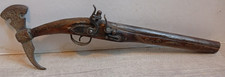 Jouet Pistolet a silex Bois & Métal Laiton manche Hache ideal deguisement pirate