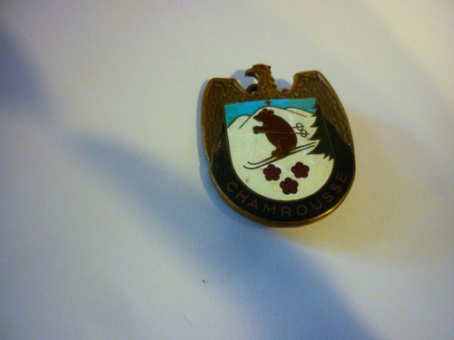 Rare broche chamrousse ski - broche,