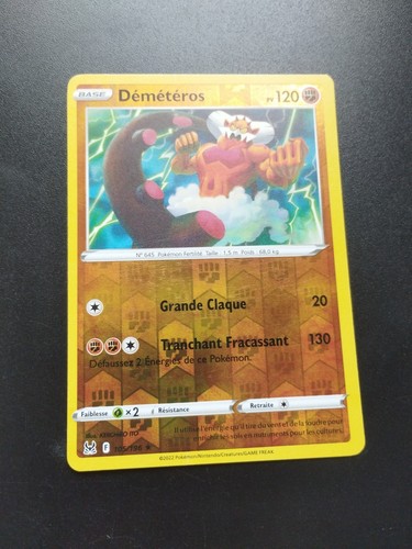 Carte pokemon demeteros - carte,