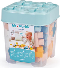 Jouets Ecoiffier - Mes premières Briques - BB Abrick - Jeu d'éveil - 50 pces 
