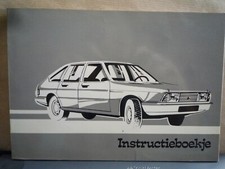 notice utilisation entretien INSTRUCTIEBOEKJE CHRYSLER SIMCA 1307 1308 oct 1976