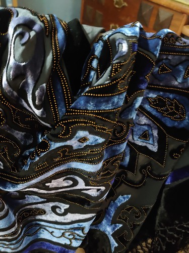 Foulard viscose 40 soie - viscose,