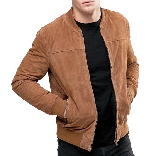Veste cuir suédé agneau - suédé, d'agneau