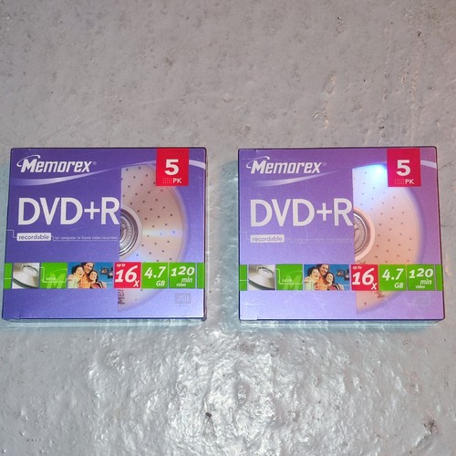 Packs dvd r - dvd+r, memorex