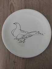 assiette plate décorée par Picasso, faience salins france, années 60