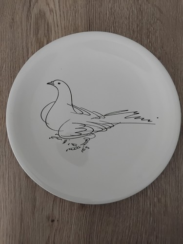 Assiette plate décorée - assiette,
