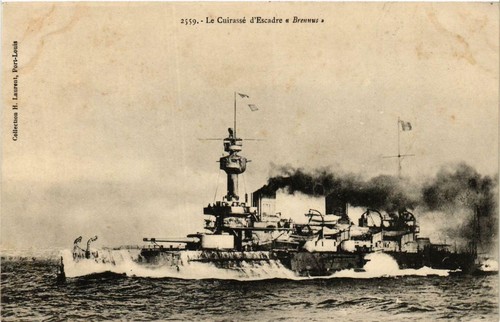 Cpa curiasse d escadre - cpa,