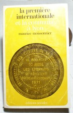 LYON/COMMUNE/1ERE INTERNATONALE/M.MOISSONNIER/ED SOCIALES/1972/BONNE DOC