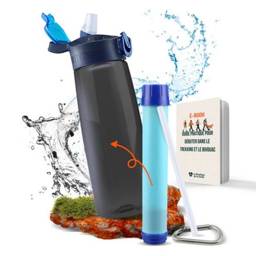 Gourde filtrante eau non