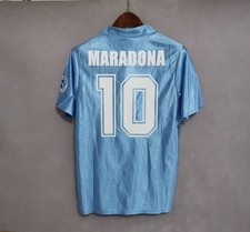 1990/91 Maillot rétro Napoli Kit Maradona #10 Mars Shirt