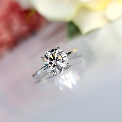 Bague diamant blanc carats - diamant, 18