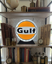 Enseigne Gulf Oil Vintage -