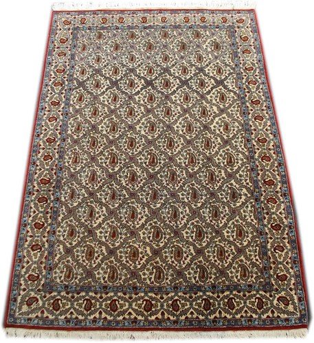 Tapis persan fait mains ghom - tapis,