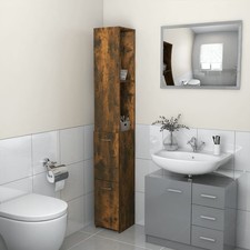 Armoire de Bain Chêne Fumé