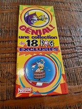 POG / Plaquette de 2 POG Nestlé  / WPF Pogs officiel  1 et 2