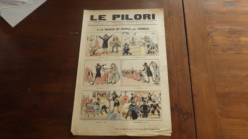 1894 pilori caricature la - 1894.le,