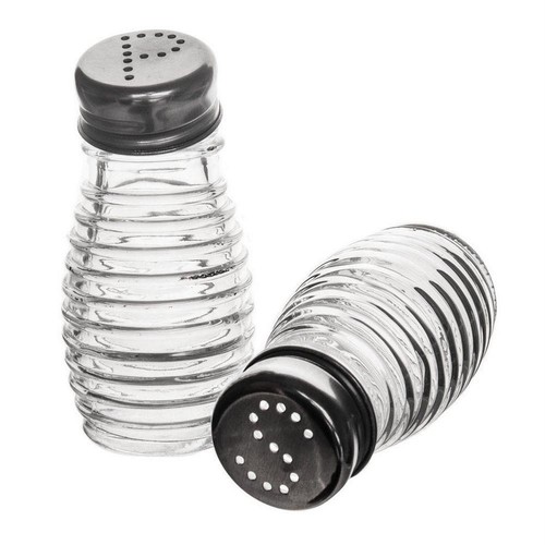 Salière poivrière verre - salière, et