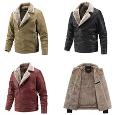 Hommes Faux Cuir Motard