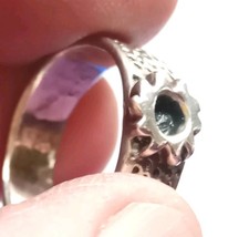 Bague argent artisanale