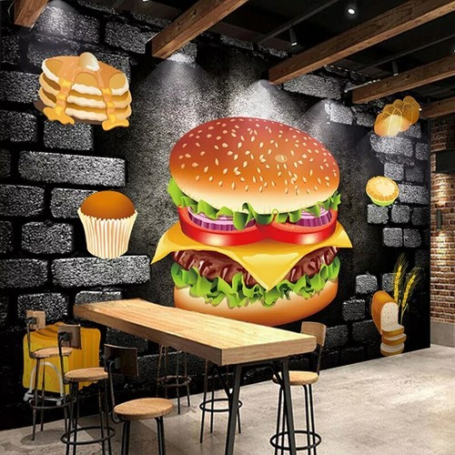 Papier peint restaurant - papier,