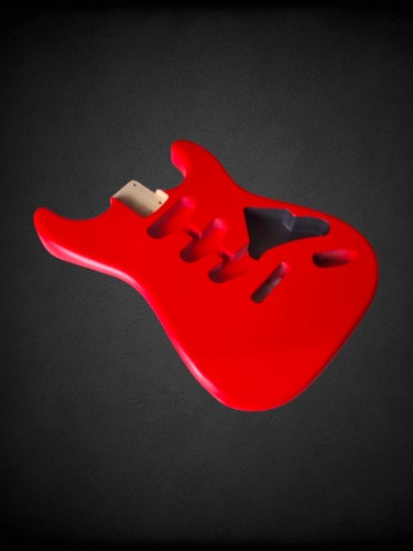 Corps stratocaster fiesta red - fiesta,