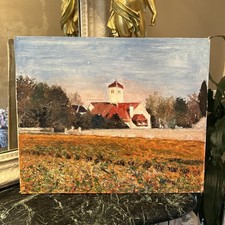 Tableau huile sur panneau - huile,