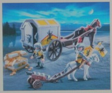 Playmobil -- Pièce de rechange -- Convoi et trésor des chevalier du lion 4874 --