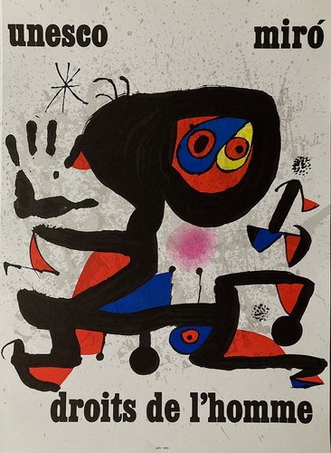 Miro joan affiche originale - miro,
