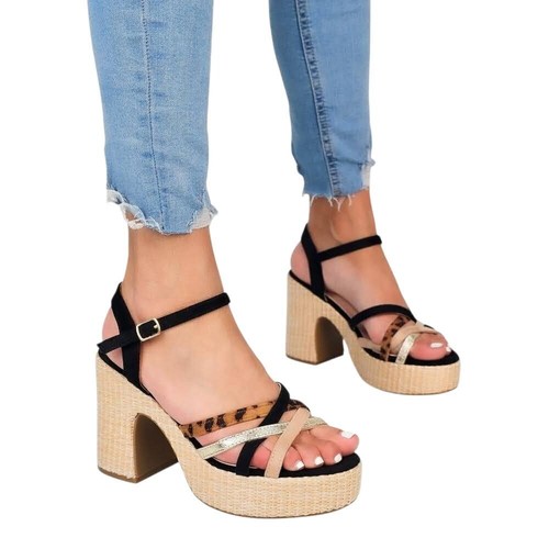 Sandales femme avec talon - sandales,