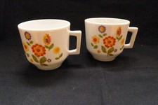 2 tasses à café vintage