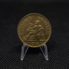 2 francs France 1925 - Chambre de commerce, SUP,  sous pochette