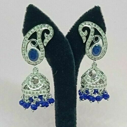 Ancien diamond saphir bleu - saphir,