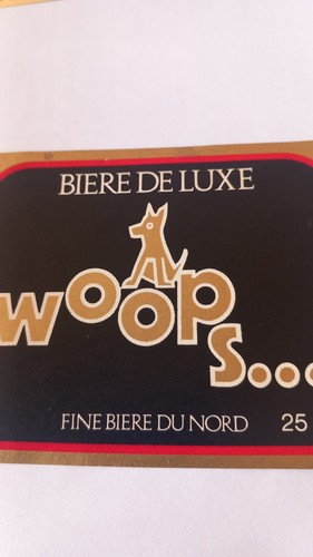 Ancienne étiquette bière