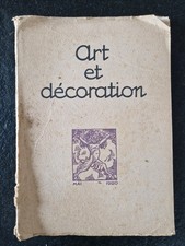 Revue Art et décoration mai 1920 Albert Marquet Maurice Marinot art populaire
