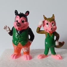 figurines Pif gadget Placid et Muzo  Vaillant Brabo 1978  5.5 cm de haut.