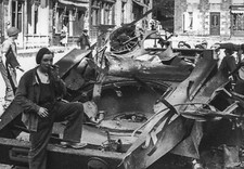  WW2 - Le Bény-Bocage 01.08.1944 - Blindé allemand détruit