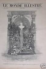 MONDE ILLUSTRE 1902 N 2344  - -LE CENTENAIRE DE VICTOR HUGO - BUSTE DE MERCIER