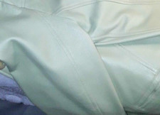 Veste cuir T40 SKINER' S  fabrication française,  couleur vert anis  