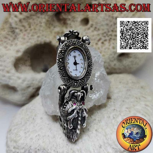 Montre quartz argent 925 - montre, 925‰