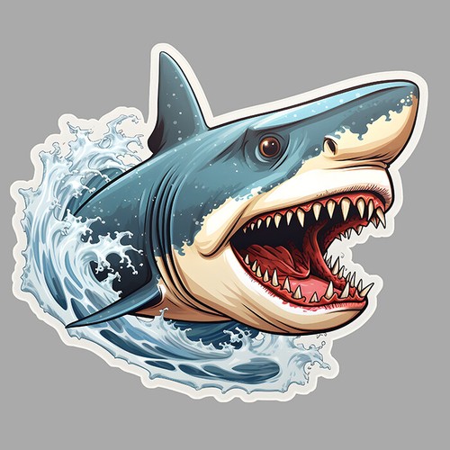 Requin surf surfer - requin, plage
