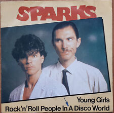LES SPARKS YOUNG GIRLS 45T SP 1980 UNDERDOG 49.705 ROCK'N'ROLL IN A DISCO WORLD