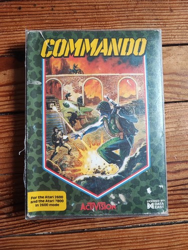 Jeu atari 2600 commando - atari,