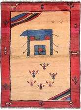Original Gabbeh Kilim Tapis