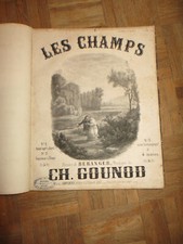 Rcueil de 19 partitions chant